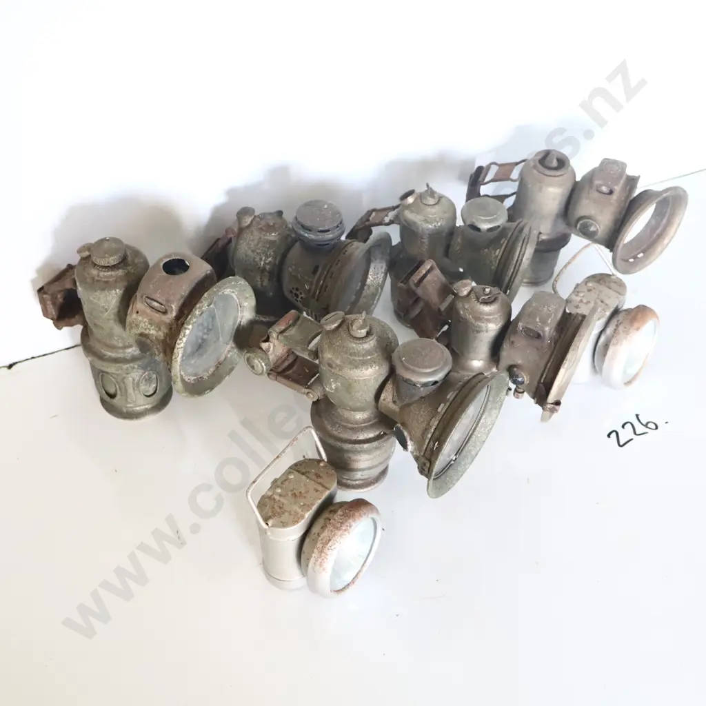Carbide Bicycle Lights X 8 Image 1++