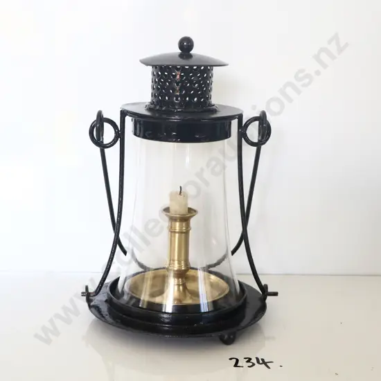 Very Nice Early Candle Holding Lantern
