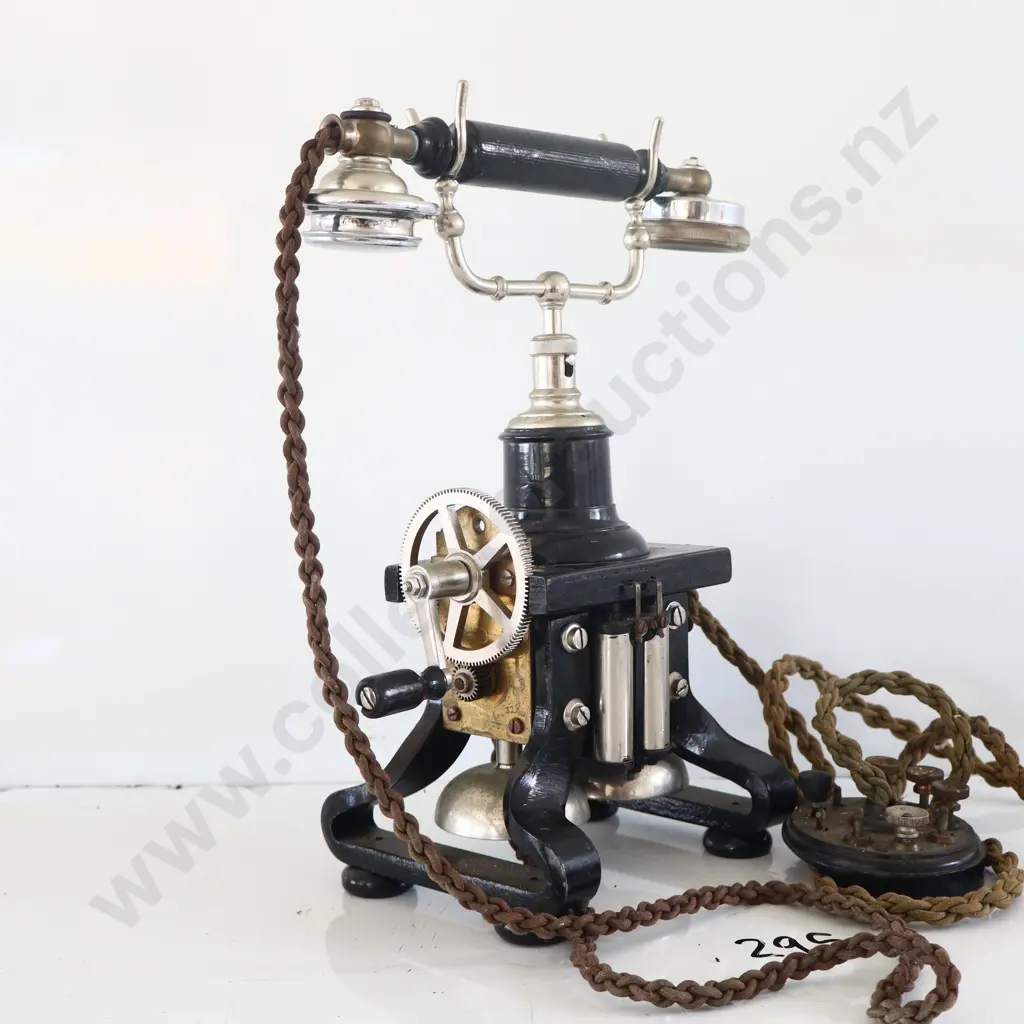 Early Ericsson Skeleton Telephone 1892 - 1920s Image 1++