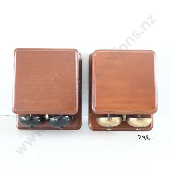 Antique Wooden Telephone Ringer Boxes X 2