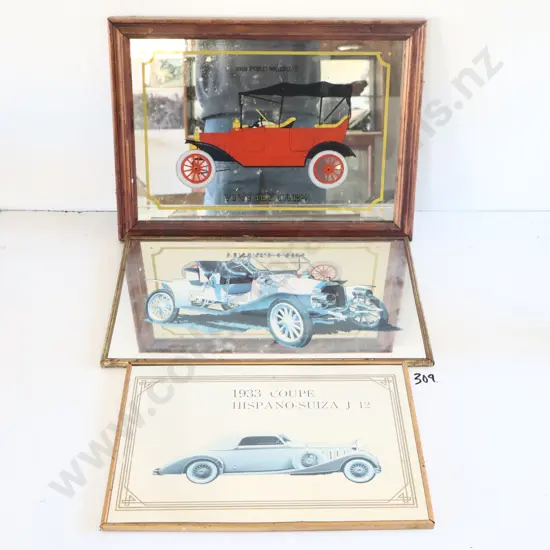 Veteran Car Mirrors X 3