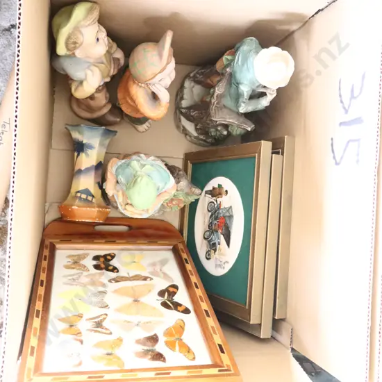 Box Pottery, Butterflies, Veteran Cars Ect