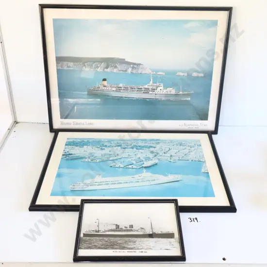 Shaw Savill Line Poster And NZ Shipping Prints