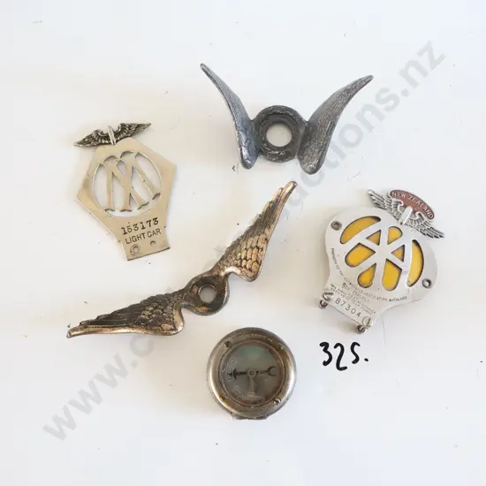 AA Badges, Moto Meter Wings Ect