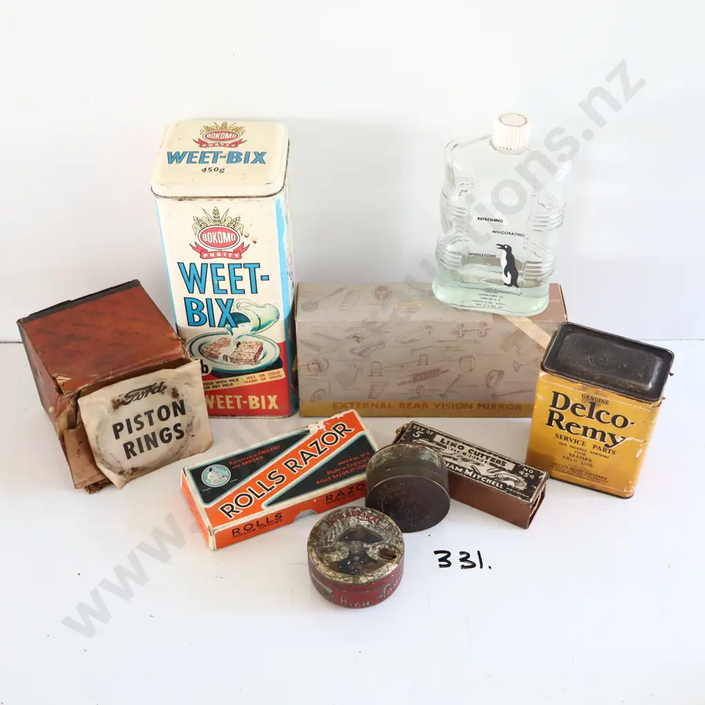 Advertising Packets, High Admiral Cigarette Tin, Ford Piston Rings Ect Image 1++
