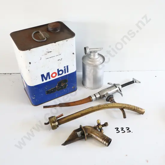 Gloaming NZ Petrol Drum Pourer, Redex Tin Top Ect.