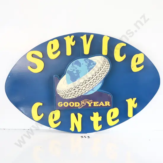 Goodyear Service Center Hand Painted Sign