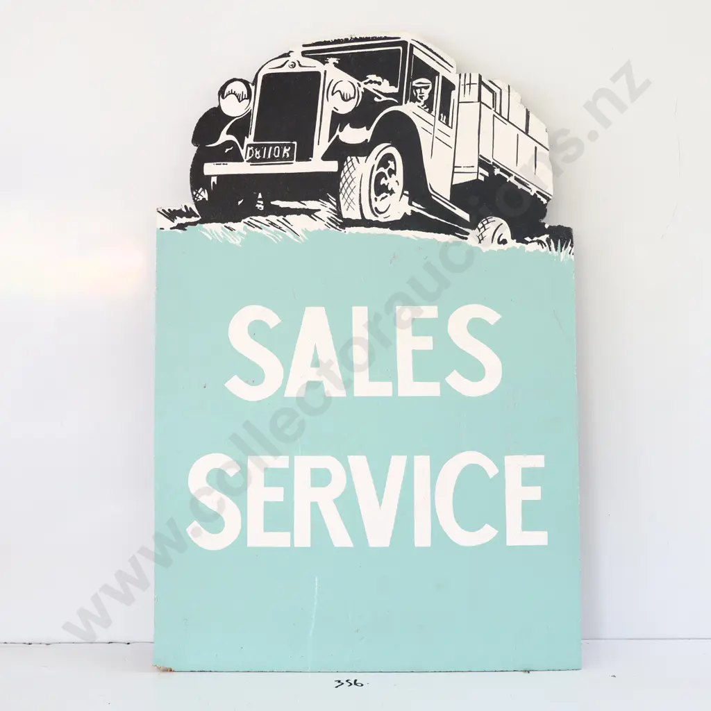 Sales Service Hand Painted Sign Image 1++
