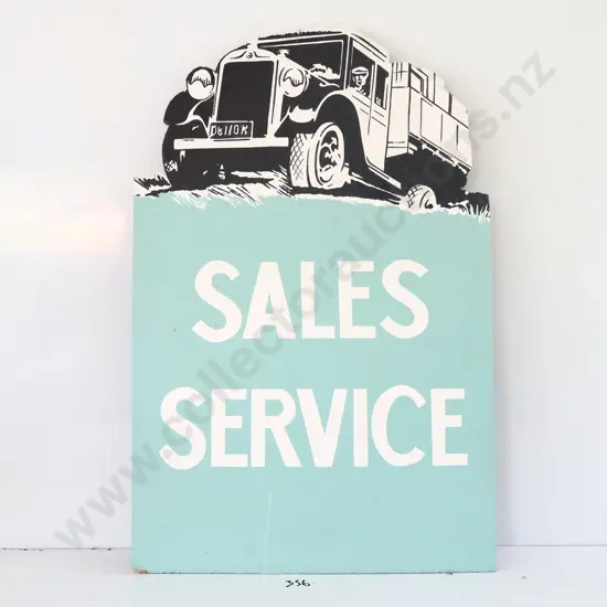 Sales Service Hand Painted Sign