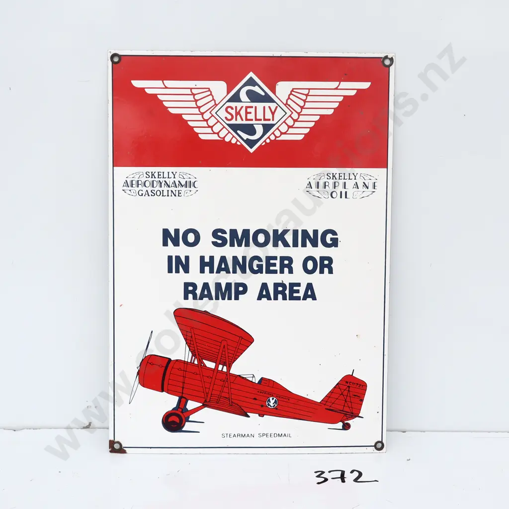 Skelly Reproduction Enamel Sign Image 1++