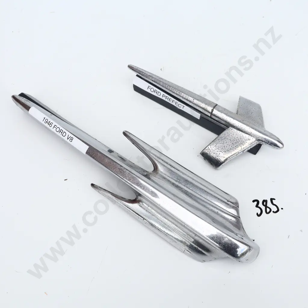 Ford V8 And Ford Perfect Hood Ornaments Image 1++