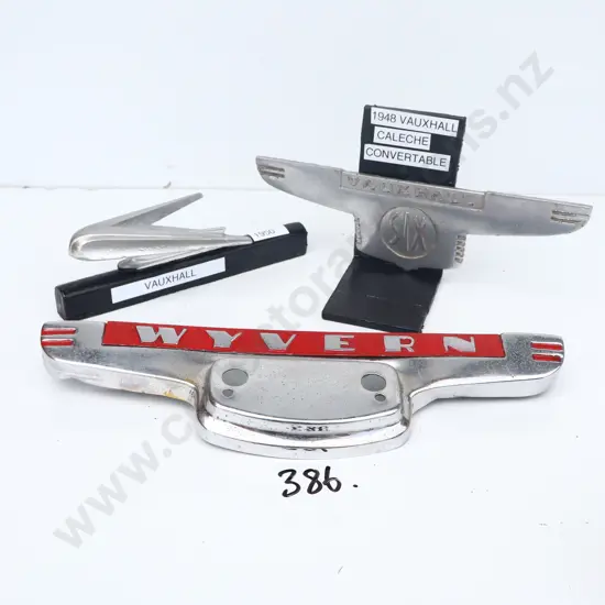Vauxhall Hood Ornament And Badges