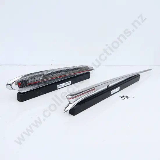 1937 Willys And 1946 Hudson Hood Ornaments